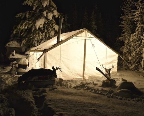 sturdy canvas tent