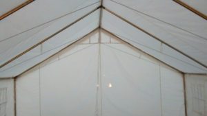 inside wall tent