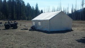 hunting wall tent