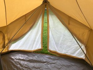 Bell tent screen door
