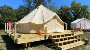 what is a canvas wall tent