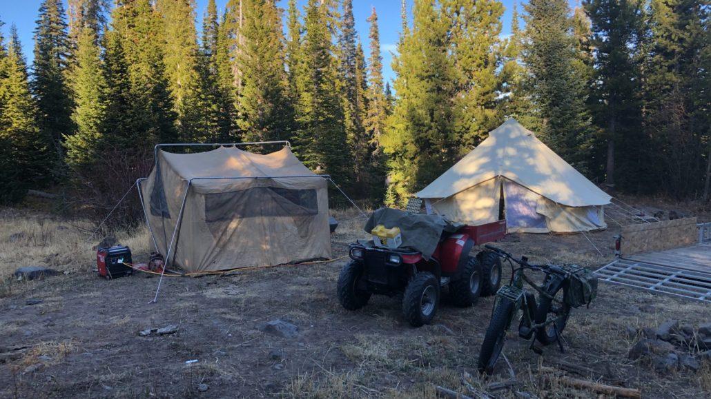 canvas tents with porch