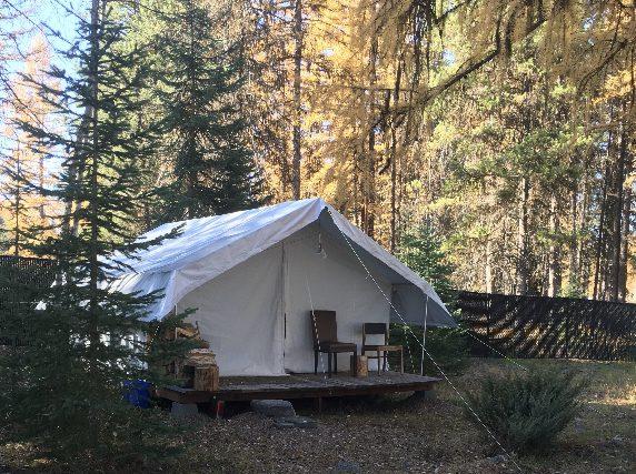  canvas tent with stove