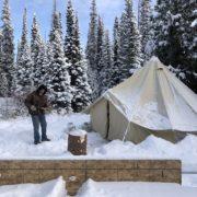 canvas tents with awnings