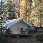 large canvas tent