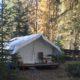 large canvas tent