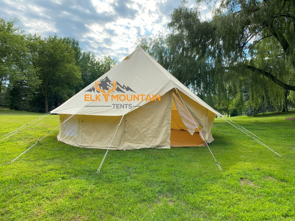 large canvas bell tent