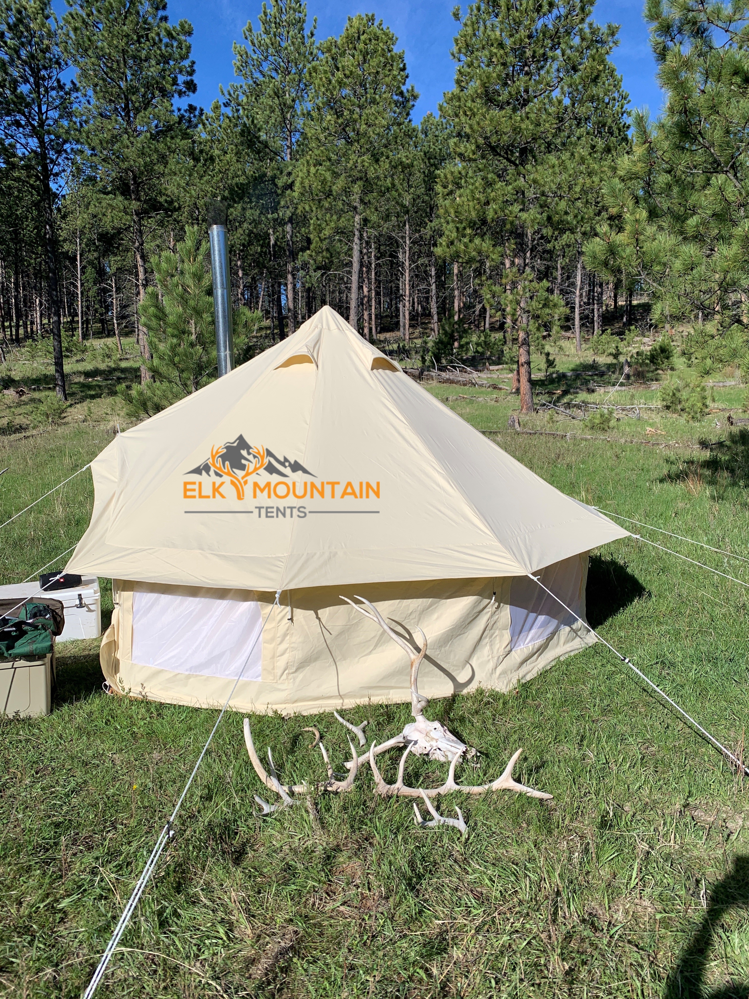 Second hand shop bell tent