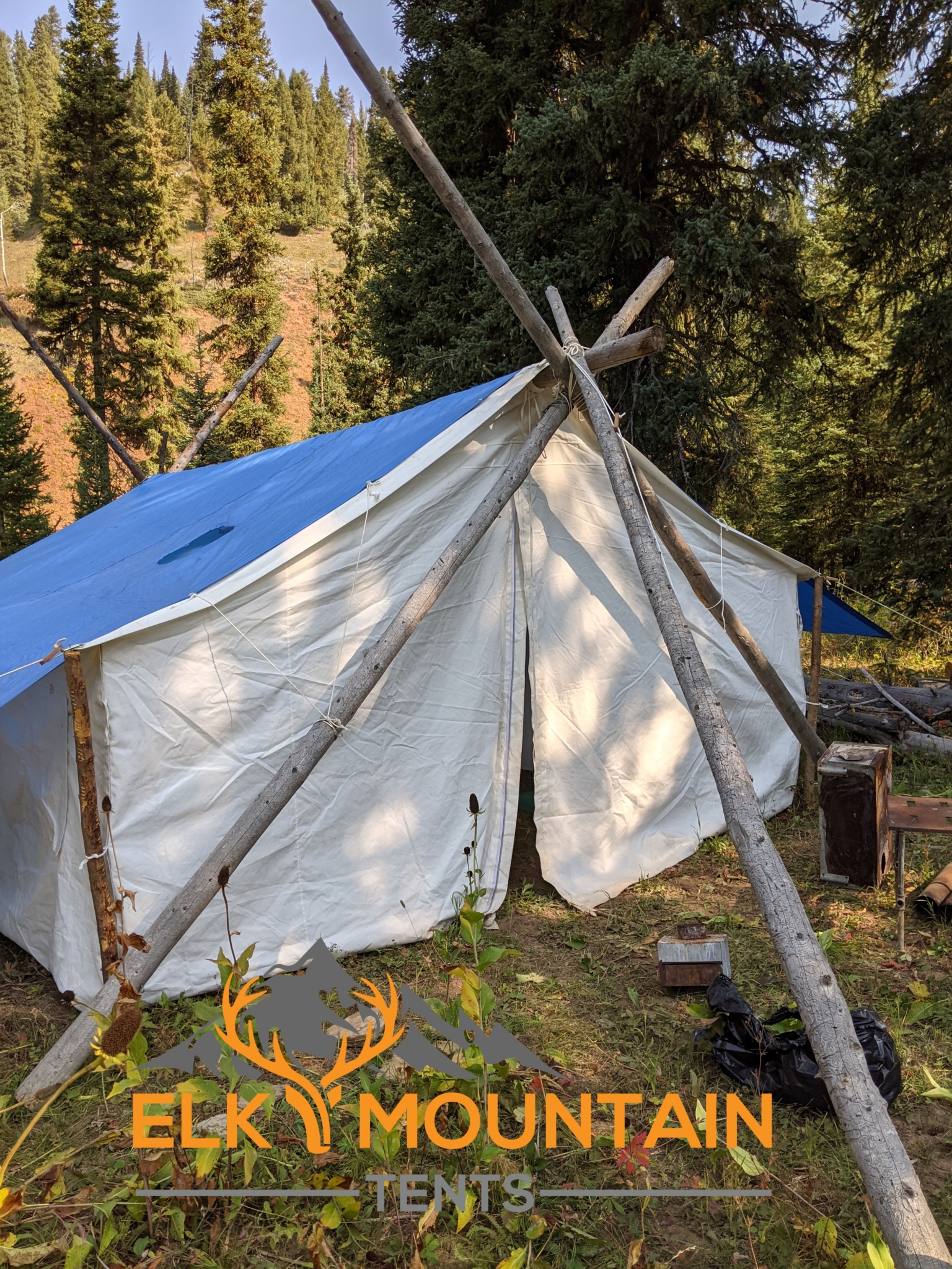 Used shop wall tents