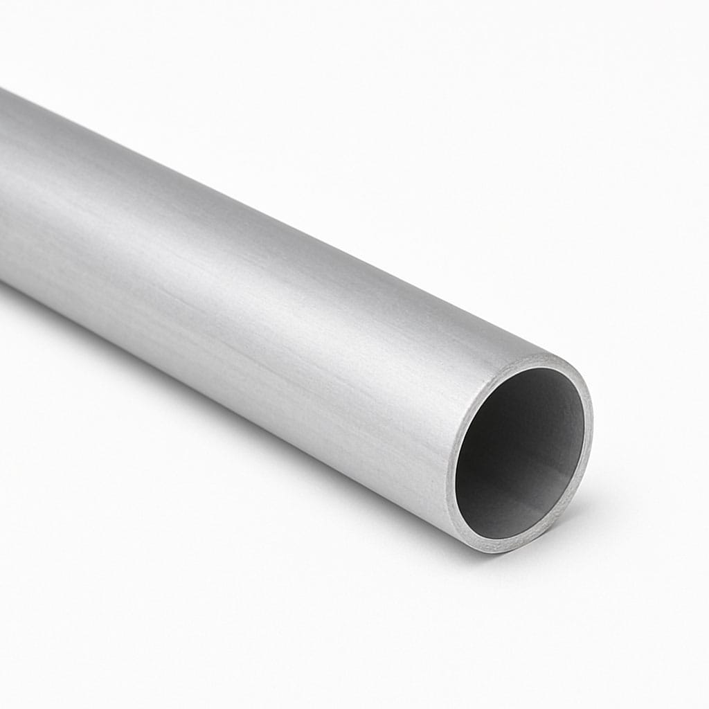 Close up of an aluminum pole